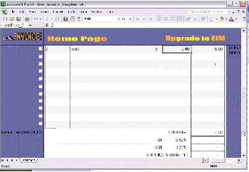 excel 2000 invoice template