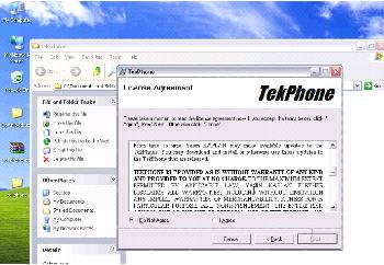TekPhone screenshot