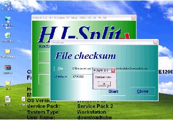 what is checksum in hjsplit