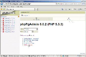 phppgadmin 5.1