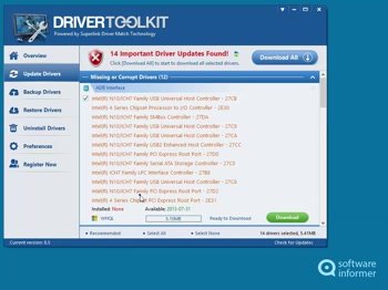 download error in driver toolkit