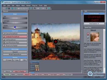 Dynamic Auto Painter Software Informer Make A Common Digital Photograph Look Like A Painting