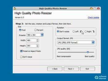 High Quality Photo Resizer 6 0 Download Free Resizer Exe